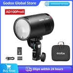 Godox AD100Pro II HSS TTL Taschenblitz 1,5S Recyclingzeit 490 Vollleistungsblitze