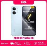 POCO X8 Pro MAX 5G 12GB 256GB 512GB NFC Smartphone Dimensity 9500s 8500mAh 50MP OIS