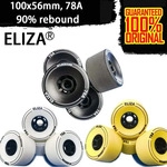 ELIZA Longboard Skateboard R&auml;der 100*56mm SHR78A, 90% Rebound Elektrisches