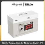 8Bitdo Arcade Stick unterst&uuml;tzt kabelgebundenes, kabelloses Bluetooth und 2,4 G mit