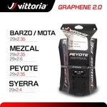Vittoria Mezcal/Barro/Peypte Pneu 29 Zoll MTB GRAPHENE 2.0 Tubeless Faltbarer XC