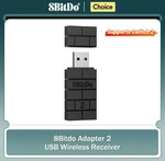 8BitDo USB Wireless Bluetooth Adapter 2 Empf&auml;nger f&uuml;r Nintendo Switch 1, 2 PS1