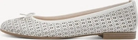 Tamaris 1-22116-41-1B0, Tamaris Ballerina wei&szlig; Gr. 40 female