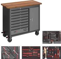 VIGOR Mobile Werkbank Series L mit Sortiment V5156 256-teilig