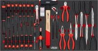 VIGOR Zangen Schaber Satz f&uuml;r Series XL V7015N 28-teilig Anzahl Werkzeuge: 28