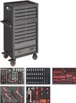 VIGOR Werkstattwagen Series L mit Sortiment und Aufsatzkoffer V4561 344-teilig
