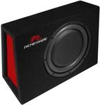 RENEGADE RXS1000 flach Box Geh&auml;usesubwoofer 25cm Bass Kompakt Subwoofer