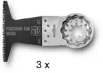 Fein Multimaster Multitalent 3er Pack E-Cut Precision BIM S&auml;geblatt 65x50mm SL