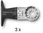 Fein Multimaster Multitalent 3er Pack E-Cut Precision S&auml;geblatt 65x50mm SL
