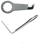 Fein Super Cut Automotive 2er Pack Schneidmesser L Form verzahnt 19mm