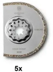 Fein Multimaster Multitalent 5er Pack Diamant S&auml;geblatt &Oslash; 75mm 2.2mm SL