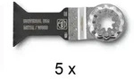 Fein Multimaster Multitalent 5er Pack E-Cut Universal S&auml;geblatt 44x55mm SL