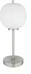 Globo Lighting Tischleuchte , silber , Ma&szlig;e (cm): B: 18,5 H: 45 T: 18.5