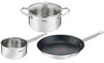 Tefal Kochgeschirrset Cook Eat , silber , Edelstahl