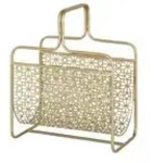 Zeitungsst&auml;nder Gleam , gold , Metall , Ma&szlig;e (cm): B: 37 H: 45 T: 22.0