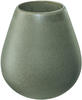 Vase Ease , grün , Steingut , Maße (cm): H: 18 Ø: 9