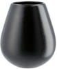 ASA SELECTION Vase Ease New , schwarz , Steinzeug , Maße (cm): H: 18 Ø: 9