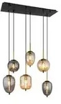 Globo Lighting H&auml;ngeleuchte , schwarz , Ma&szlig;e (cm): B: 34 H: 120