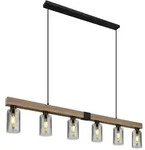 Globo Lighting H&auml;ngeleuchte , schwarz , Ma&szlig;e (cm): B: 10 H: 120