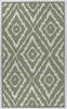 Tom Tailor In-und Outdoor-Teppich Garden Pattern , grün , Synthetische Fasern ,