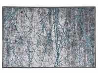 Gino Falcone Vintageteppich Orelia , blau , Synthetische Fasern , Maße (cm):...