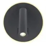 Globo Lighting Wandleuchte , schwarz , Ma&szlig;e (cm): H: 15 &Oslash;: 14.6