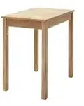 Woodford Esstisch Alfons , holzfarben , Ma&szlig;e (cm): B: 50 H: 76