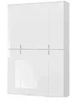 Mehrzweckschrank-Set Projekt X , wei&szlig; , Ma&szlig;e (cm): B: 122 H: 193 T: 34.0