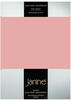 Janine Bettlaken , rosa/pink , Jersey , Maße (cm): B: 200 H: 35
