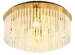 Globo Lighting Deckenleuchte , gold , Ma&szlig;e (cm): H: 25 &Oslash;: 50