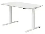 PAIDI Schreibtisch e-lion , wei&szlig; , Ma&szlig;e (cm): B: 130 H: 62 T: 75.0