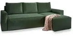 MASSENO Ecksofa mit Schlaffunktion Potaro , gr&uuml;n , Ma&szlig;e (cm): B: 230 H: 85