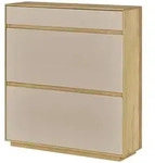 Schuhschrank Tiba , creme , Ma&szlig;e (cm): B: 101 H: 111 T: 30.0
