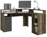 by Living Schreibtisch Fox , braun , Ma&szlig;e (cm): B: 139 H: 91