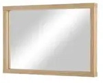 Spiegel Siena , holzfarben , Holzwerkstoff,Glas , Ma&szlig;e (cm): B: 88,5 H: 58,4 T: 3.5