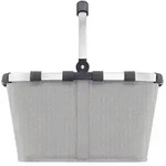 reisenthel Einkaufskorb , grau , Polyester,Metall,Kunststoff , Ma&szlig;e (cm): B: 48 H: