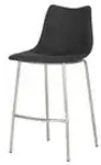 Tresenhocker MyToby , schwarz , Ma&szlig;e (cm): B: 49 H: 99,5 T: 50.0