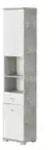 uno Hochschrank Polsensee , grau , Ma&szlig;e (cm): B: 38 H: 190 T: 30.0