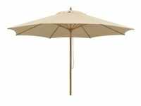 Schneider Schirme Sonnenschirm Malaga , creme , Maße (cm): H: 257 Ø: 300