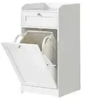 Midischrank , wei&szlig; , Ma&szlig;e (cm): B: 40 H: 80,2