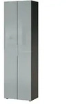 uno Garderobenschrank Gani , grau , Ma&szlig;e (cm): B: 59 H: 197 T: 40.0