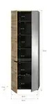 Garderobenschrank Canu , holzfarben , Ma&szlig;e (cm): B: 65 H: 190