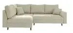S-STYLE Ecksofa Maya , beige , Ma&szlig;e (cm): B: 231 H: 81