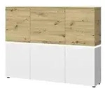 Highboard Soft-Close Luci , wei&szlig; , Ma&szlig;e (cm): B: 166 H: 132 T: 40.0