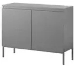 Selsey Sideboard Bemmi , schwarz , Ma&szlig;e (cm): B: 100 H: 77