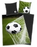 Herding Bettw&auml;sche-Set Fu&szlig;ball Tor , mehrfarbig , Ma&szlig;e (cm): B: 135 H: 1