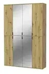 Mehrzweckschrank-Set Projekt X , holzfarben , Ma&szlig;e (cm): B: 121 H: 193 T: 34.0