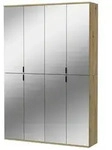 Garderobenschrank Projekt X , holzfarben , Ma&szlig;e (cm): B: 122 H: 193 T: 34.0