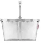 reisenthel Einkaufskorb , silber , Polyester,Metall,Kunststoff , Ma&szlig;e (cm):...