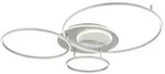 Globo Lighting Deckenleuchte , grau , Ma&szlig;e (cm): B: 86,4 H: 13